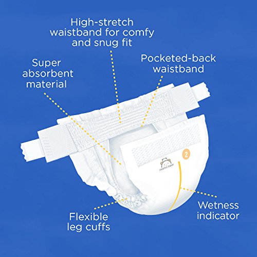 Amazon Brand Mama Bear Best Fit Diapers Size 2, 184 Count, Bears