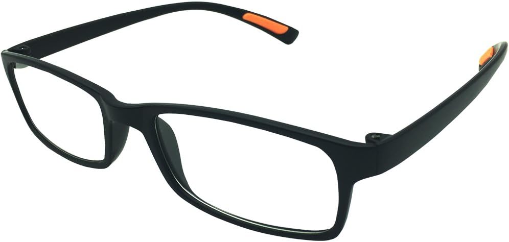 2 works of Southern Seas Lightweight Flexi Frame Mens Womens Reading Glasses, Black, +1.50 - Image 3