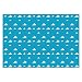 Funnytree 7X5ft Blue Sky White Clouds Backdrop Cartoon Kids Birthday Party Boy Baby Shower Background Step and Repeat Dessert Table Banner Photo Studio Photography Props primary