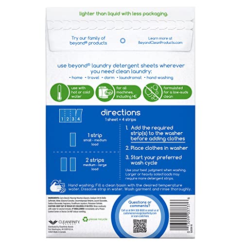 Beyond Laundry Detergent Sheets. Ecofriendly, biodegradable