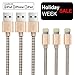 OTISA 3Pack 5Ft Nylon Braided Lightning Cable with Ultra-compact Connector Charging Cord Charger for iPhone 7/7 Plus/6s/6s Plus/6/6 Plus/5s/55se, iPad,iPod Compatible with iOS10