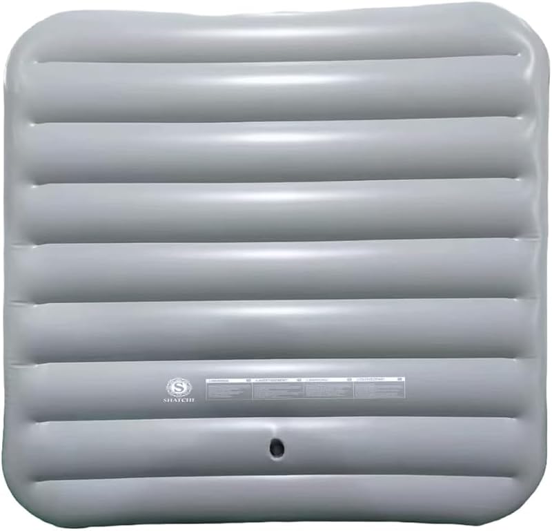 SHATCHI Energy Saving Inflatable Spa Cover for 4 Person Square Spas 118cm