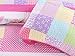 Cozy Line Home Fashions 6-Piece Quilt Bedding Set, Pink Owl Blue Green White Print 100% COTTON Bedspread Coverlet Set, Gifts for Kids Girls ( Twin - 6pc: 1 quilt + 1 sham + 4 Decorative Pillows )