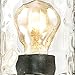 Westinghouse 6331900 Barnwell Five-Light Indoor Chandelier, Textured Iron and Barnwood Finish with Clear Hammered Glass