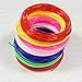 3D Pen Filament Refills, PACKGOUT 3D PLA Filament 1.75 mm Printer Pen Plastic of 7 Colours Linear 230 Feet (No Odor and Fumes)