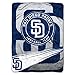 The Northwest Company MLB San Diego Padres Raschel Throw Blanket, 60