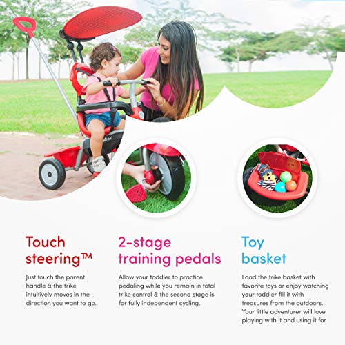 6 smarTrike+Zoom+baby+Tricycle+Red