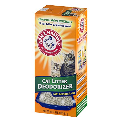 Arm & Hammer Cat Litter Deodorizer with Baking Soda, 20.0 OZ (5 Pack