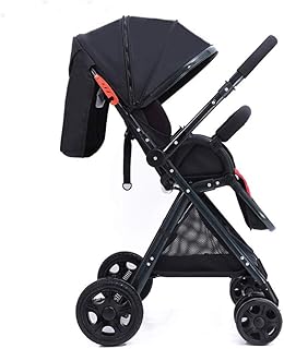 Sportkinderwagen, 2 in 1 Kinderwagen, Hoch Landschaft Spaziergänger Ultra Light Kann Zwei-Wege-Vierrad-Stoßdämpfer Kinderwagen Sitzen und Falten (Color : C)