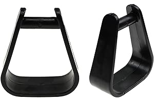 Aymzbd 2Pcs Kids Stirrups Training Tool Western Stirrups Horse Riding Stirrups for Equestrian Sports English Saddle Horse Rid