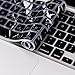 Keyboard Cover for Macbook Air 13, Macbook Pro 13” 15”(2012-2015 model) , iMac Wireless Keyboard (Marble Black)