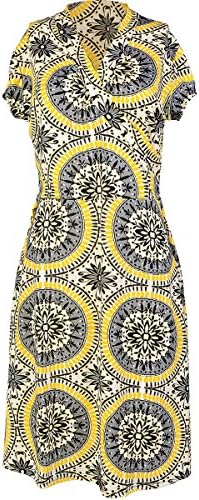 Casual dress - with wall-art design (X-Large, Grey)