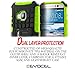 HTC One M9 Case, Evocel¨ Heavy Duty Armor Case with Stand For HTC One M9 (2015 Release) - Evocel¨ Retail Packaging, Neon