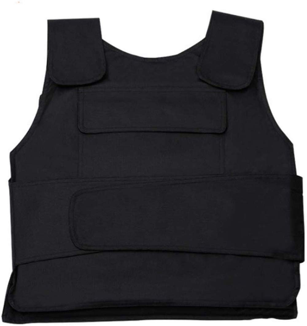BININBOX Body Anti Knife Stab Vest Protective Tungsten Steel Stab Proof Plates Front and Back Proof Vest Concealed Vests