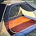 WERTYCITY Warm Weather Sleeping Bag - Portable, Waterproof, Compact Lightweight, Packable with Compression Sack for Camping Backpacking Hiking, for Kids, Teens Adults - Spring Summer Fall(Claret Red)