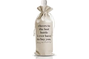 DOI-LANEE 21st Birthday Gifts for Her 21st Birthday Wine Bag Funny 21st Birthday Gifts Gifts for her 21st Birthday Decorations For Women Friends Daughter Sister
