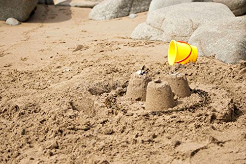JEWELS FASHION 6 Piece Beach Sand Toy - Fun & Creative Shapes & Sculptures-Set Includes: Bucket, Rake, Shovel, Watering Can, Sand Sifter, and Turtle Sand Mold - Thumbnail 4