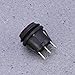WINOMO 3 Pin Round Rocker Toggle ON/Off Waterproof 6A/250V SPDT Switch Button for Truck Camper
