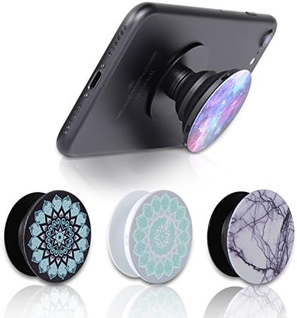 Expanding Stand and Grip, Coolrea 4 Pack Multi-purpose Phone Holder Mount Hand Grip &amp; Pop Clip for Smartphones and More