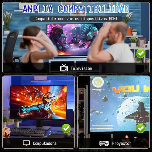 Mejor Consola de Juegos Arcade 3D - 26800 Videojuegos,Game Boy ,Maquina Arcade,Soporta Juegos 3D, 1280x720P, Lista de Favoritos, Controles de Juego para 2 Jugadores (2)