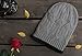 Knit Beanie Skull Hat - Soft Fleece Lined Slouchy / Winter Cap by Ssking (grey)