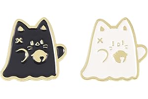 KEGUMINGX Cute Pins Backpack Pins Alloy Animals Enamel Pin Set Funny Cat Brooch Cowboy Badge Pin for Bookbags Clothes/Jackets & Hat Decoration