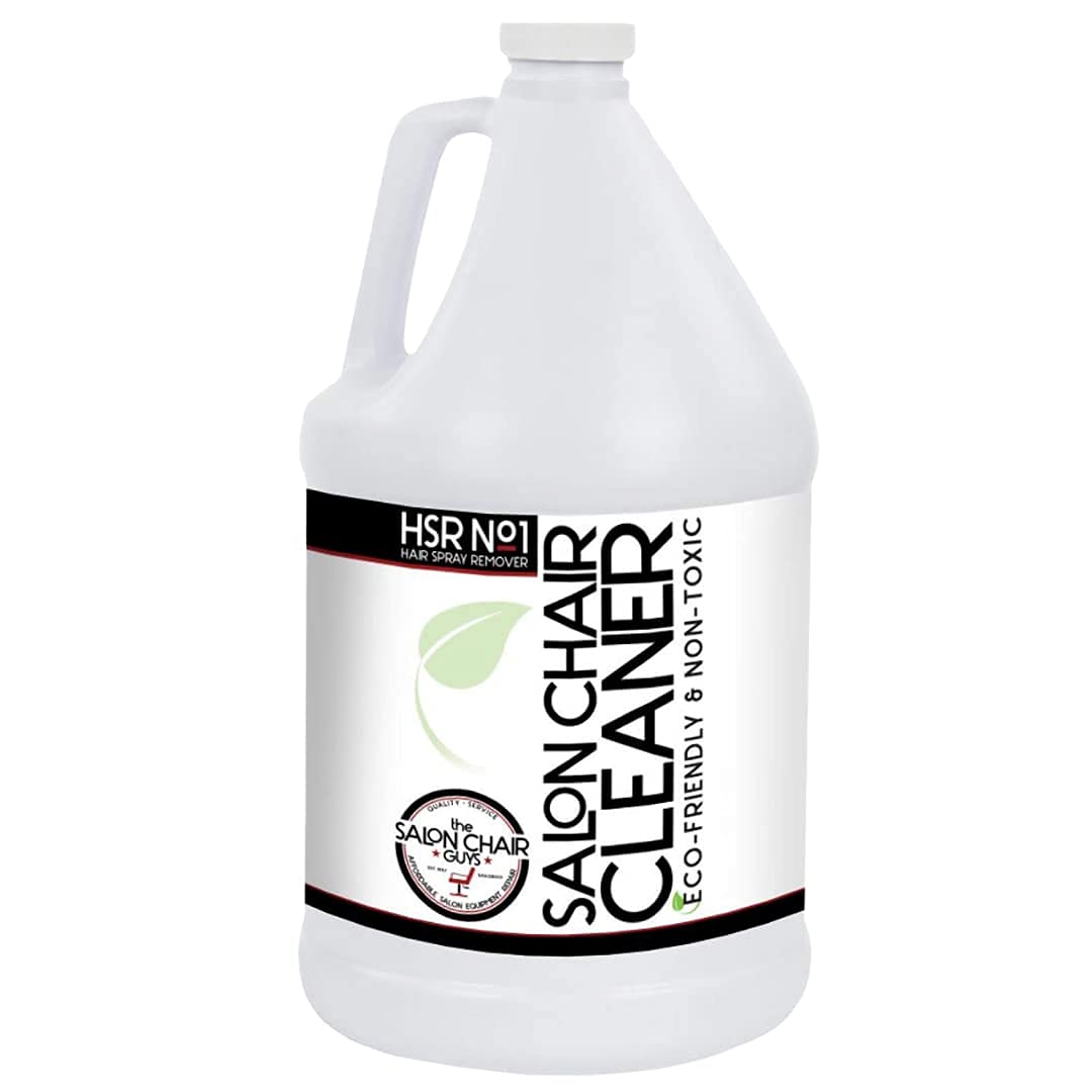 Salon Chair Cleaner - Hairspray Remover - Product Buildup Remover, Professional Salon & Barber Furniture Cleaning Spray for Stylist Chairs, Nontoxic Biodegradable Cleanser (24 Ounces): Beauty