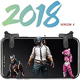 [NEWEST & LATEST] Mobile Game Controller Fire and Aim Trigger Buttons for PUBG Mobile / Fortnite / Knives Out / Rules of Survival