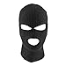 Knit Sew Acrylic Outdoor Full Face Cover Thermal Ski Mask by Super Z Outlet, Black, One Size Fits Most 