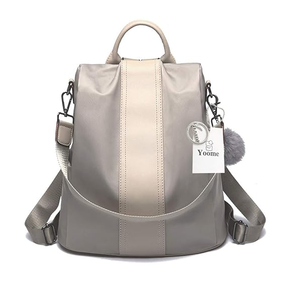 Yoome Oxford Water Resistant Anti-Diebstahl Casual Daypack Grau
