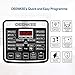 DEENKEE 10-in-1 Multi-Function Pressure Cooker 6 Quart, Instant Programmable Rice Cooker, Slow Cooker, Sauté, Yogurt Maker, Baker, Egg Cooker, Hot Pot and Steamer