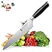 Moon Lence 8 Inch Sharp Kitchen Knife, Carbon Stainless Steel Chef's Knife Use to Slice, Dice, Chop and Mince Meat Fish Fruits