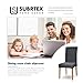 subrtex Dining Chair Slipcovers Stretch Parsons Chair Covers Sets Chiar Protector Removable Washable Elastic for Ktichen Dining Room Restaurant Hotel Ceremony (2, Grey)