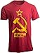 Soviet Union CCCP Hammer & Sickle Costume | Communism Russia 1980s Communist Men Women T-Shirt-(Adult,XL)