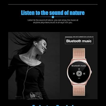 FLOVEME Reloj Inteligente Luxe [Alto de garmme Séries] Smartwatch ...