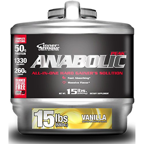 Inner Armour Nutritional Supplement Anabolic Peak, Vanilla, 15 Pound