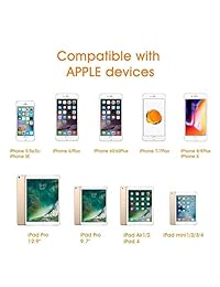 CHEAXICS Compatible con iPhone X 8 7 6 5 iPad iPod HDMI Cable, Digital AV Adapter, 2018 último Plug and Play 1080P Audio AV Conector