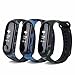T-BLUER for Xiaomi Mi Band 4/Mi Band 3 Bands, Colourful Replacement Strap Wirstband for Xiaomi MiBand 4/MiBand 3 Band Smart Bracelet Accessories(No Tracker)