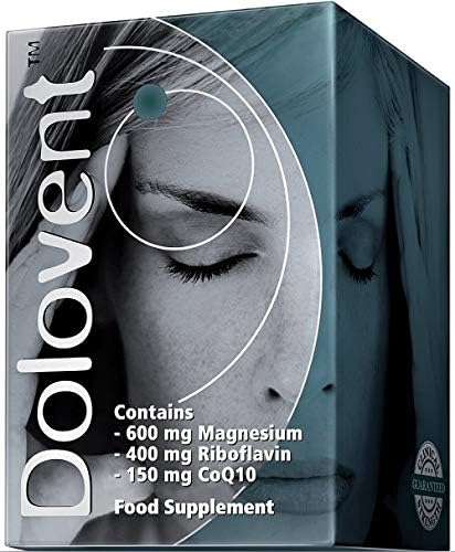 Dolovent - The UK's Best Migraine Supplement, Blue, 120 Count (Pack of 1)
