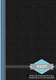 NEXT! 6 Month Planner for the Creative and Active Mind-Black Dot Design by Ronnie Walter