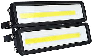 100W LED Flood Light IP65 Waterproof Security Lights Outdoor with 120°Beam Angle for Yard Garden Patio Playground Warehouse Street (Warm White)