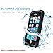 Waterproof iPhone 5/5s/SE Case, Eonfine Shockproof Protective Full-sealed Hard Cover, Underwater IP68 Certificated with Touch ID Snow Dust Dirty Proof Case for iPhone 5 5S SE Black