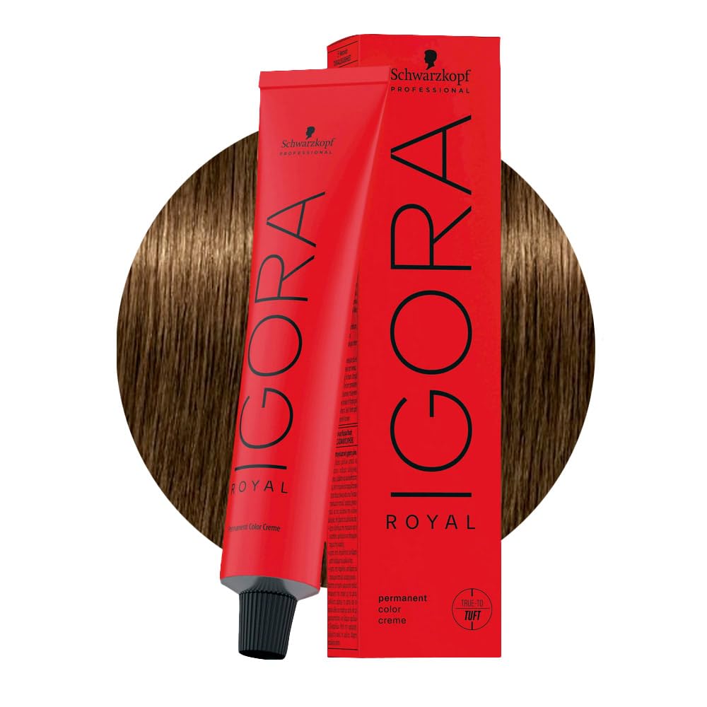 Igora Royal 6-4 dunkelblond beige 60ml, 6-4 Dunkelblond Beige