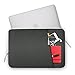 JETech Laptop Sleeve for 15-Inch Notebook, Compatible with MacBook Air 15-Inch M4/M3/M2, MacBook Pro 16-Inch M4/M3/M2/M1, Waterproof Shockproof Case with Accessory Pocket Bag (Dark Grey)