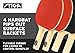 STIGA Classic Table Tennis Set, 2-Player Black and Red