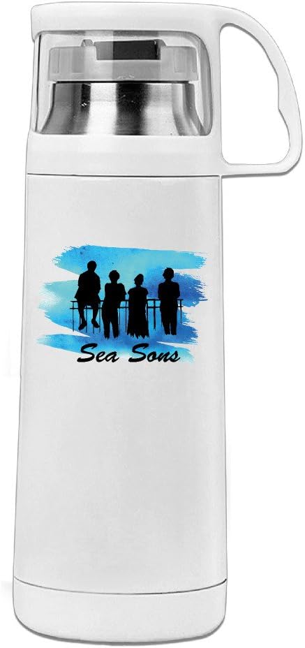 Amazon Typhoon Kaori 真空断熱マグ 保温保冷 コップつき水筒 魔法瓶 おしゃれマグボトル 携帯マグ ドキドキの夏 カリスマ旅 恋愛 鮮やかな海と青春 サマーの物語 君がドストライク 水筒 マグボトル オンライン通販