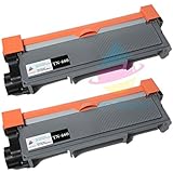 Triple Best &reg; 2 Pack Compatible Laser Toner Cartridges for Brother TN660 (TN-660) High Yield Black Compatible Laser Toner Cartridge