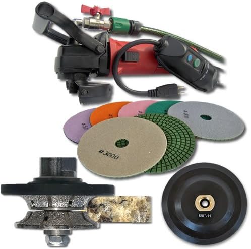 SECCO V20WVPOLSET 3/4-Inch Shaping Wet Polisher Kit