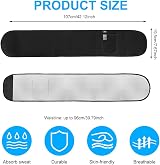 ACWOO Waist Trainer for Women Men Adjustable Sauna Sweat Belt view 2