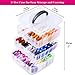 Embroidery Floss Friendship Bracelet String with Organizer, Shynek 199 Pcs Embroidery Kit Include 162 Colors String for Bracelets and 37 Pcs Cross Stitch Threads Supplies Tools for Embroidery and Frie